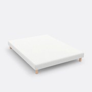 Witte boxspring met 12 latten