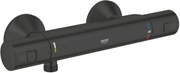 Grohe QuickFix Precision Start douche-thermostaatkraan mat zwart