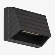 Led-wandlamp Voor Buiten In Aluminium Nolise Zwart - Sklum
