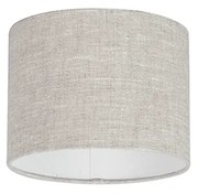 Stoffen lampenkap lichtgrijs 20/20/15 Modern rond