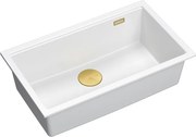 granieten spoelbak Logan 110 White