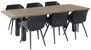 Hartman tuinset - Heron tuintafel 240 cm. + Sophie studio carbon black