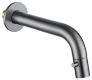 Fortifura Calvi Fonteinkraan - inbouw - uitloop 19.5cm - inkortbaar - Geborsteld Gunmetal PVD SW1108831