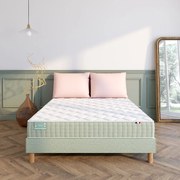 Matras in latex voor gevoelige rug, stevig, 19 cm, 5 zones