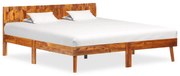 vidaXL Bedframe massief sheeshamhout 160x200 cm