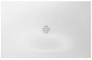 Crosswater Creo douchebak - 160x90x2.5cm - rechthoek - wit CRR900X1600W