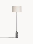 Dimbare vloerlamp Gravity met marmeren voet