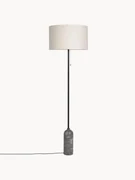 Dimbare vloerlamp Gravity met marmeren voet