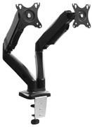 vidaXL Tv-schermhouder 13"-27" met gasveer dubbele arm