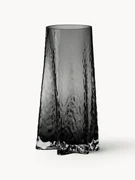 Mondgeblazen glazen vaas Gry met gestructureerde oppervlak, H 30 cm