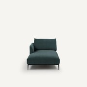 Longchair fluweel, Oscar design E. Gallina