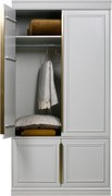 BePureHome Organize Kledingkast Met Lambrisering - 110x62x215cm.