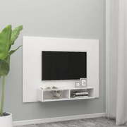 vidaXL Tv-wandmeubel 135x23,5x90 cm spaanplaat wit