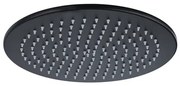 Fortifura Calvi Hoofddouche 30cm - rond - 6mm - zwart mat SW1139120
