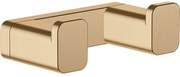 Hansgrohe Addstoris handdoekhaak dubbel brushed bronze 41755140