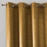 Gordijn in gewassen linnen met oogjes Onega