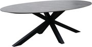 Puccini dining tuintafel 220x120 cm ovaal keramisch blad