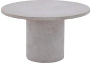 Goossens Salontafel Stone rond, beton grijs, urban industrieel, 70 x 40 x 70 cm