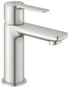 GROHE Lineare New waterbesparende wastafelkraan XS-size met temperatuur begrenzer en klikwaste supersteel 23791DC1