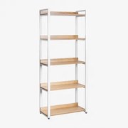 Ariaster Stalen En Mdf Boekenplank Natuurlijk - Sklum