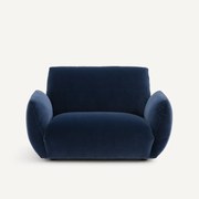 Fauteuil in fluweel, Spogano