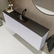 Mondiaz Ture 120cm toiletmeubel cale met wastafel urban midden geen kraangat