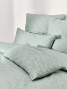 Katoenen dekbedovertrek Milano met grafisch patroon