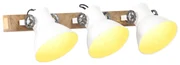 vidaXL Wandlamp industrieel E27 65x25 cm wit