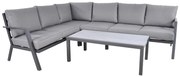 Lesli Living  Hoek Loungeset - Marah - Aluminium - Lesli Living