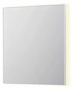 INK SP32 spiegel - 70x4x80cm rechthoek in stalen kader incl indir LED - verwarming - color changing - dimbaar en schakelaar - mat wit 8410031