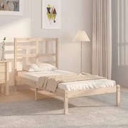 vidaXL Bedframe massief hout 100x200 cm