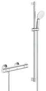 Grohe Grohtherm 800 comfortset 150mm met koppelingen 90cm chroom 34566002