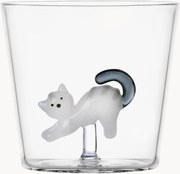 Handgemaakt borosilicaat glas Tabby Cat