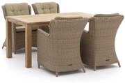Intenso Milano/ROUGH-S 160cm dining tuinset 5-delig