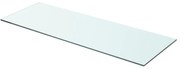 vidaXL Wandschap transparant 70x25 cm glas