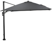 Garden Impressions Zweefparasol Hawaii Deluxe 300x300 - donker grijs - donker grijs
