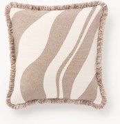Jacquard kussenhoes Rui met franjes