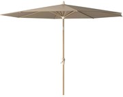 Platinum Riva stokparasol 3 m. rond - Teak Taupe - Op=Op