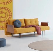 Innovation Living Recast Retro Slaapbank Met Walnoot Arm