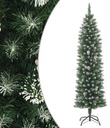 vidaXL Kunstkerstboom met standaard smal 120 cm PVC