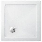 Crosswater Showertray douchebak 80x80x4cm vierkant wit ST000S800