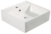 Wiesbaden Larx waskom vierkant 46 x 46 x 16,5 cm keramiek glans wit 32.3400