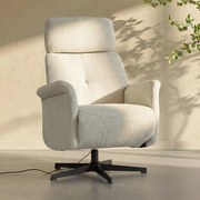 Beige Relaxfauteuil Elektrisch