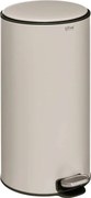 5Five Delta 30L pedaalemmer– RVS – Soft close – Uitneembare binnenbak – Beige