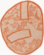 Handgeknoopt wollen vloerkleed Shape of a Break