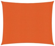 vidaXL Zonnezeil 160 g/m² 2,5x3 m HDPE oranje