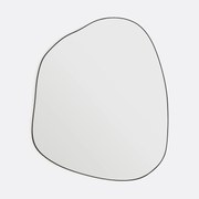 Organische vorm spiegel, lengte 88,9 cm, hoogte 74,6 cm, ORNICA