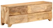 vidaXL Tv-meubel 110x30x40 cm massief mangohout