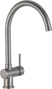 Saqu Shine keukenkraan met hoge uitloop gunmetal