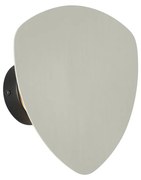 Design wandlamp beige organisch 20 cm 2-lichts - Pulley